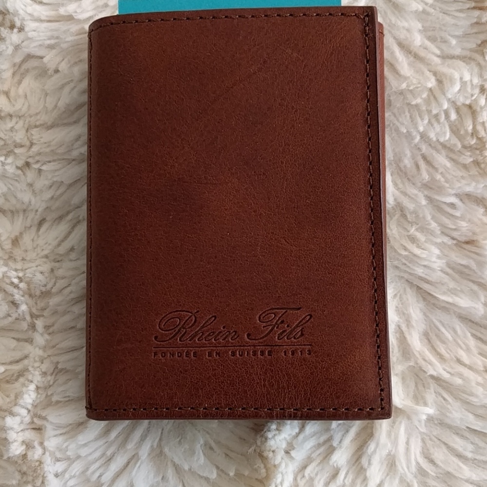 Rhein Fils leather wallet. Like new!